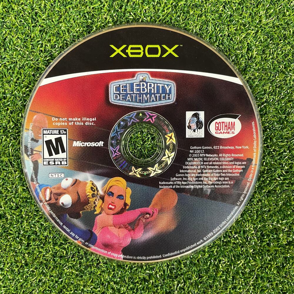 Celebrity Deathmatch (Microsoft Xbox, 2003) Disc Only